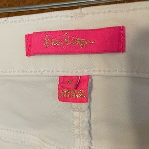 Lily Pulitzer white denim jeans